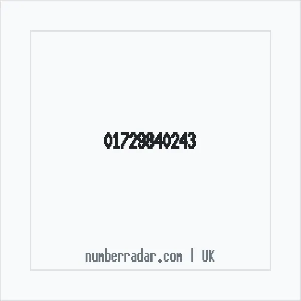 Reverse number check for +44 1729 840243 — who called me?