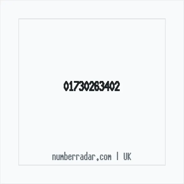 Reverse number check for +44 1730 263402 — who called me?