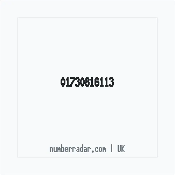 Reverse number check for +44 1730 816113 — who called me?