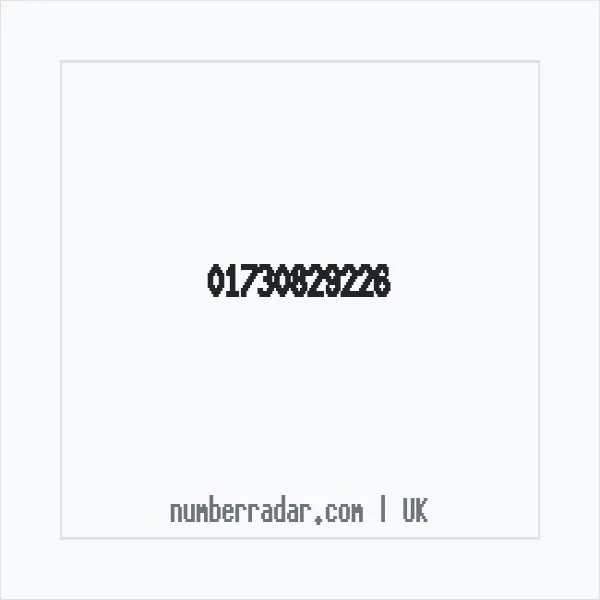 Reverse number check for +44 1730 829226 — who called me?