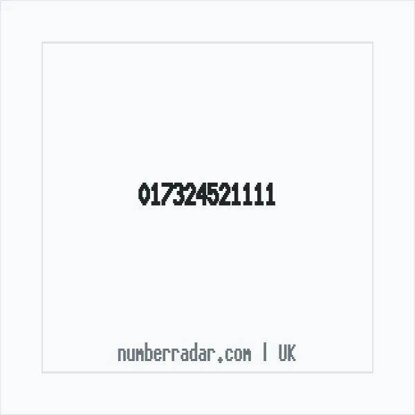 Reverse number check for +44 (1732) 452-111 — who called me?