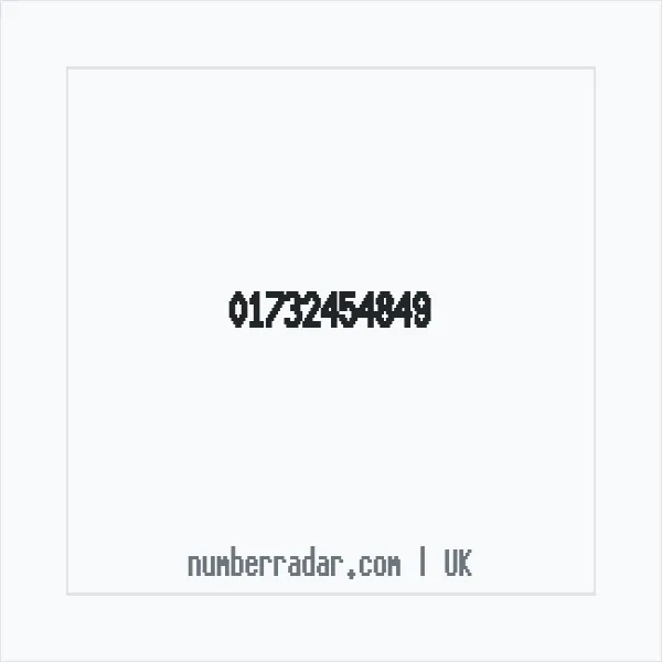 Reverse number check for +44 1732 454849 — who called me?