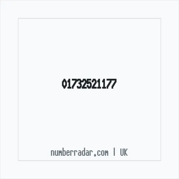 Reverse number check for +44 1732 521177 — who called me?