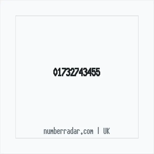 Reverse number check for +44 1732 743455 — who called me?