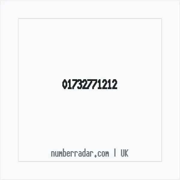 Reverse number check for +44 1732 771212 — who called me?