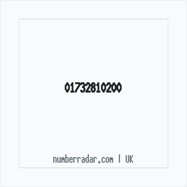 Reverse number check for +44 1732 810200 — who called me?