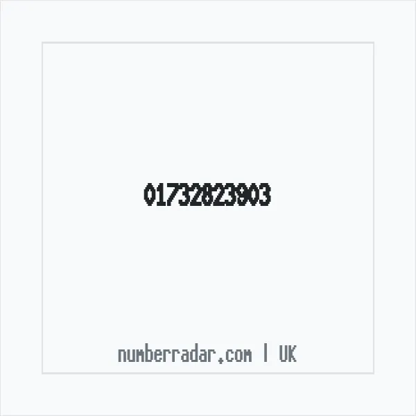 Reverse number check for +44 1732 823903 — who called me?