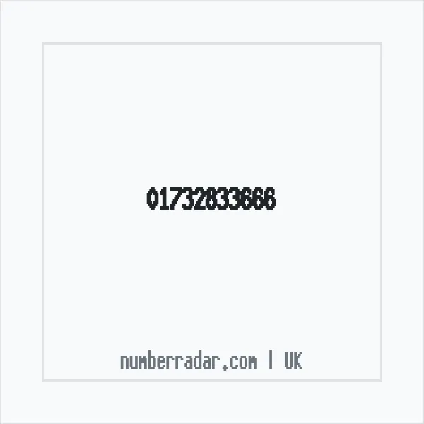 Reverse number check for +44 1732 833666 — who called me?