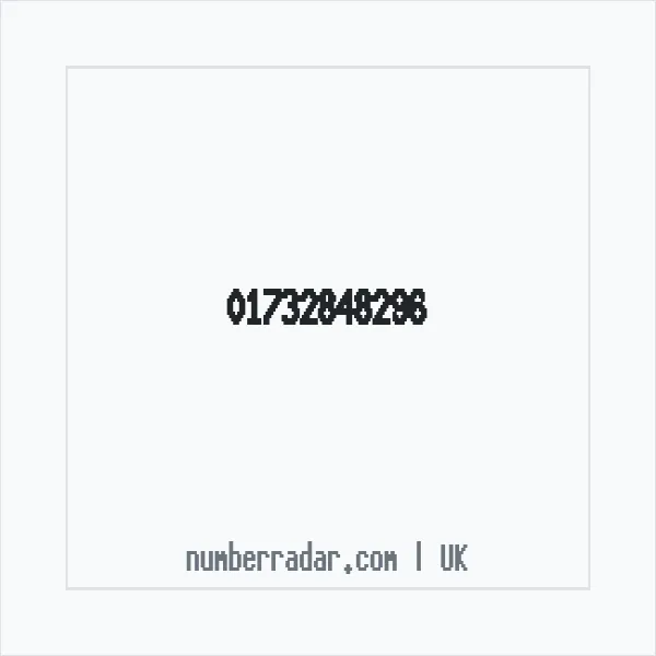 Reverse number check for +44 1732 848296 — who called me?