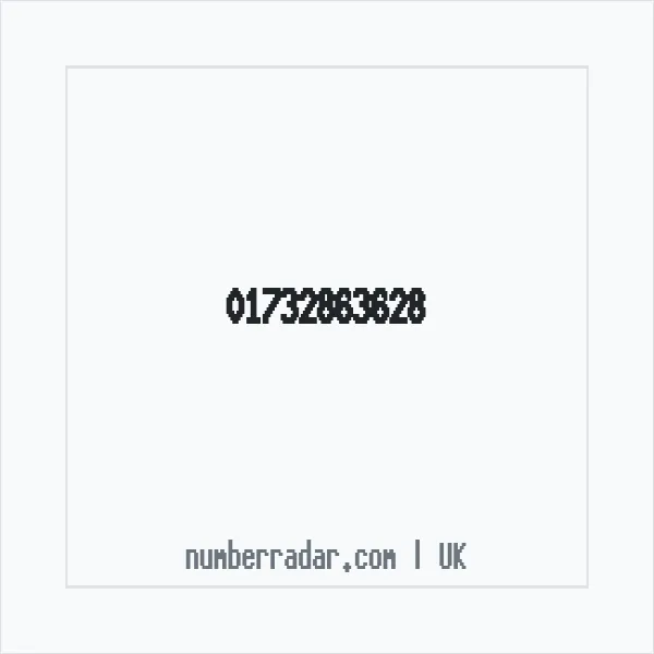 Reverse number check for +44 1732 863628 — who called me?