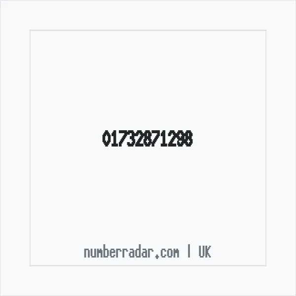 Reverse number check for +44 1732 871298 — who called me?