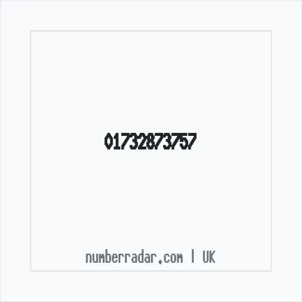 Reverse number check for +44 1732 873757 — who called me?