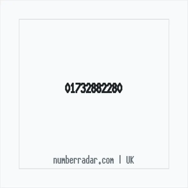 Reverse number check for +44 1732 882280 — who called me?