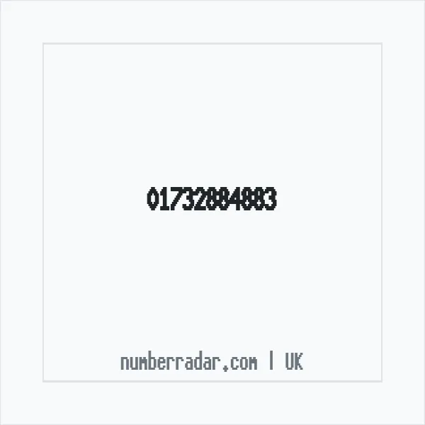 Reverse number check for +44 1732 884883 — who called me?
