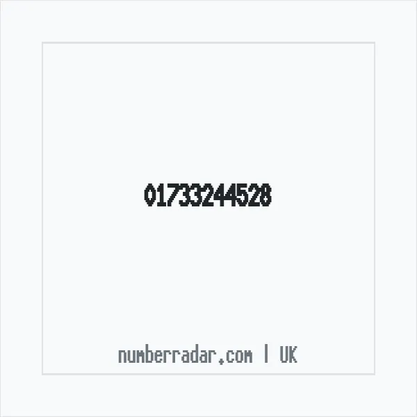 Reverse number check for +44 1733 244528 — who called me?