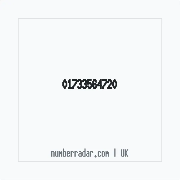 Reverse number check for +44 1733 564720 — who called me?