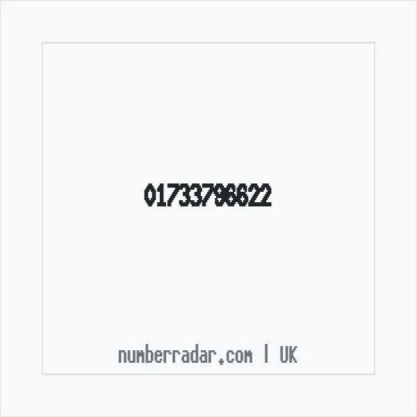 Reverse number check for +44 1733 796622 — who called me?