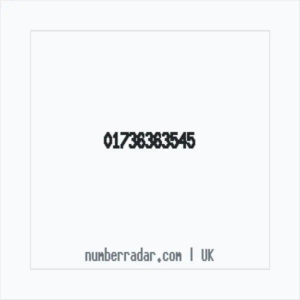 Reverse number check for +44 1736 363545 — who called me?