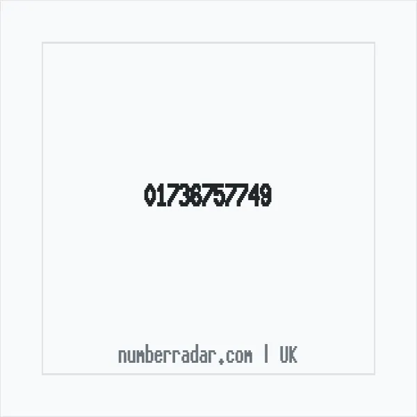 Reverse number check for +44 1736 757749 — who called me?