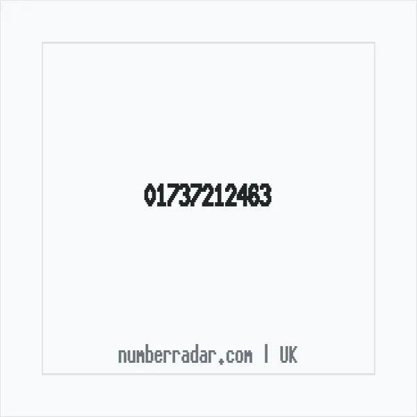 Reverse number check for +44 1737 212463 — who called me?