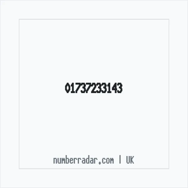 Reverse number check for +44 1737 233143 — who called me?