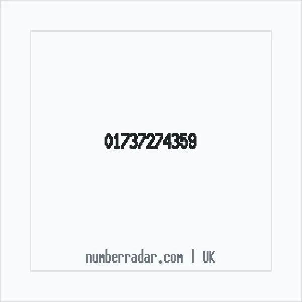 Reverse number check for +44 1737 274359 — who called me?