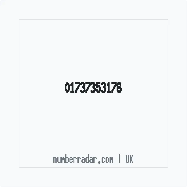 Reverse number check for +44 1737 353176 — who called me?