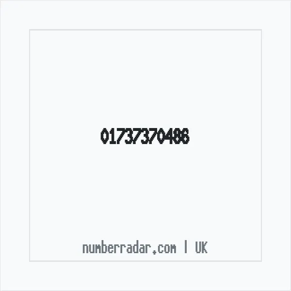 Reverse number check for +44 1737 370486 — who called me?