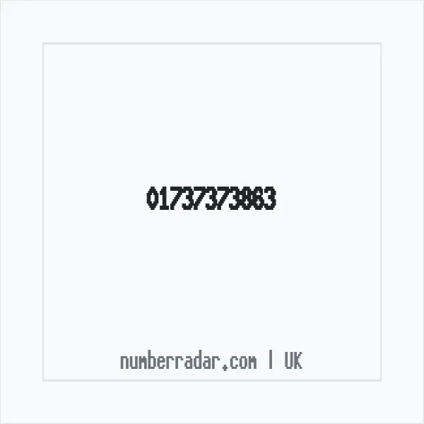 Reverse number check for +44 1737 373863 — who called me?