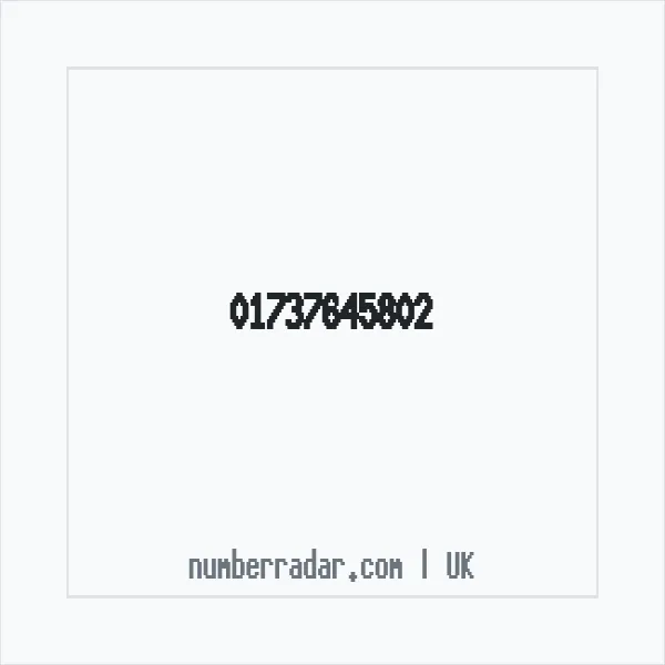 Reverse number check for +44 1737 645802 — who called me?