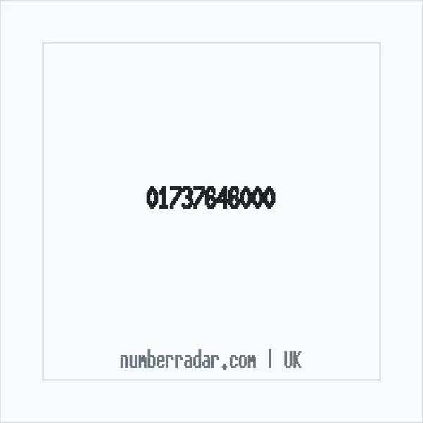 Reverse number check for +44 1737 646000 — who called me?