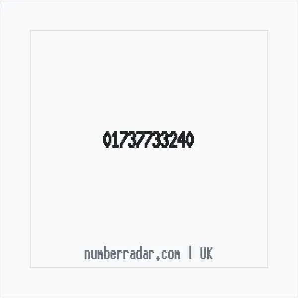 Reverse number check for +44 1737 733240 — who called me?