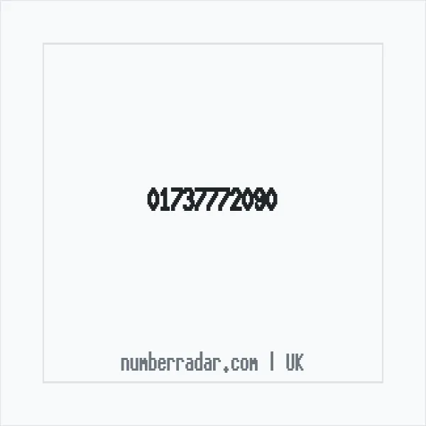 Reverse number check for +44 1737 772090 — who called me?