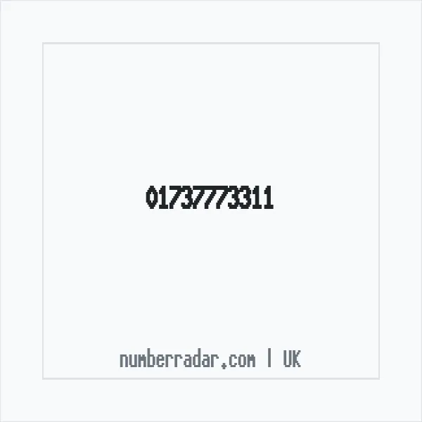 Reverse number check for +44 1737 773311 — who called me?