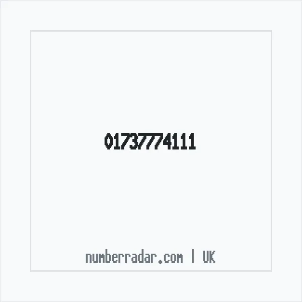 Reverse number check for +44 1737 774111 — who called me?