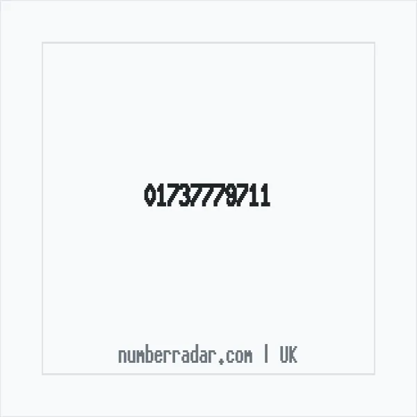 Reverse number check for +44 1737 779711 — who called me?