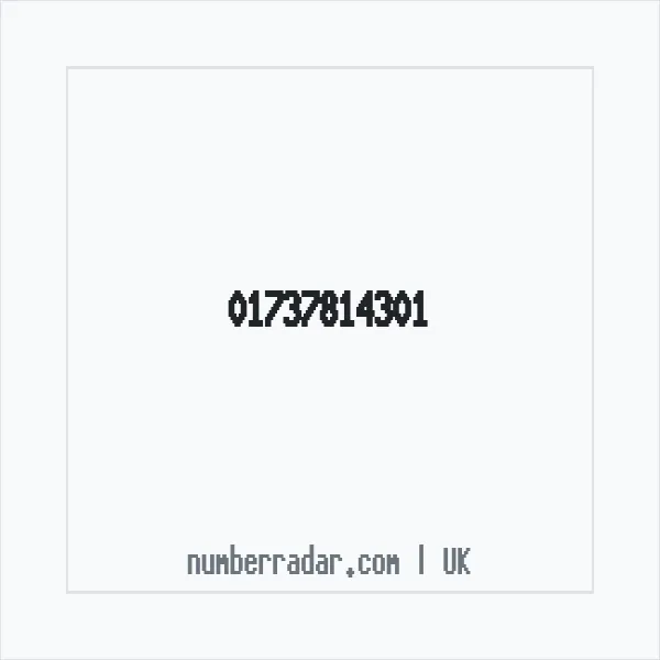 Reverse number check for +44 1737 814301 — who called me?