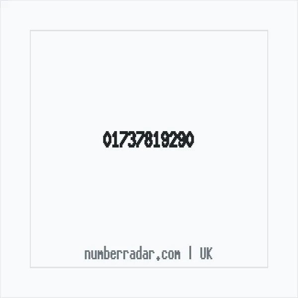 Reverse number check for +44 1737 819290 — who called me?