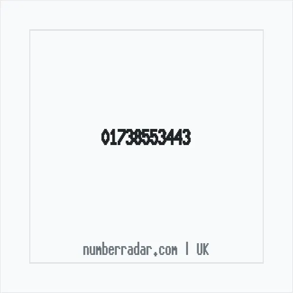 Reverse number check for +44 1738 553443 — who called me?