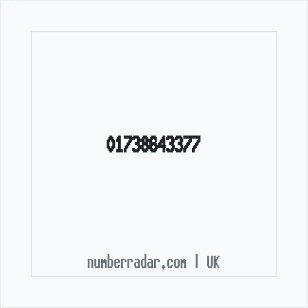 Reverse number check for +44 1738 643377 — who called me?