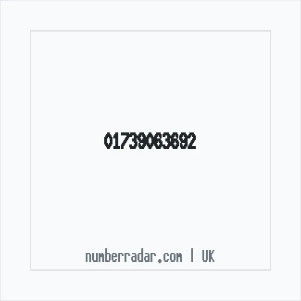 Reverse number check for +44 1739 063692 — who called me?