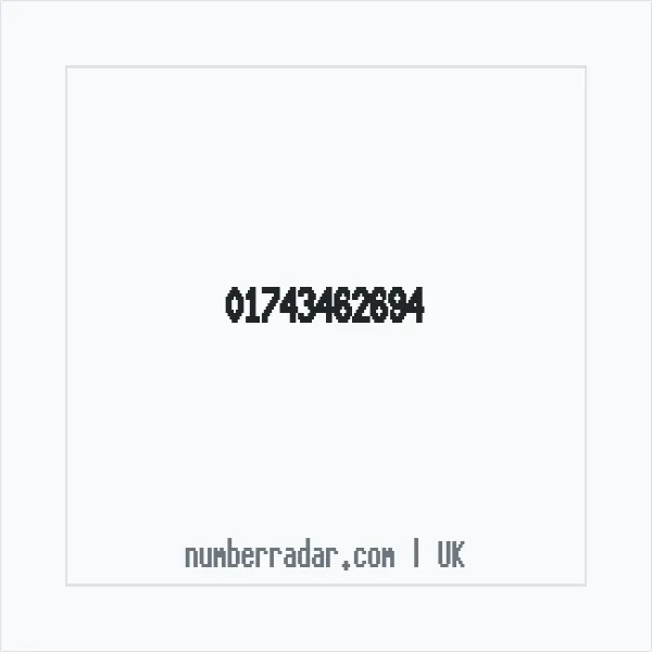 Reverse number check for +44 1743 462694 — who called me?