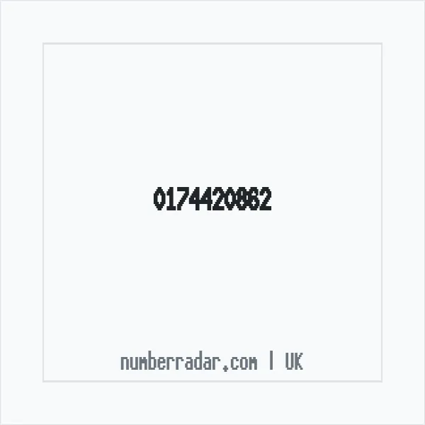 Reverse number check for +44 174420862 — who called me?