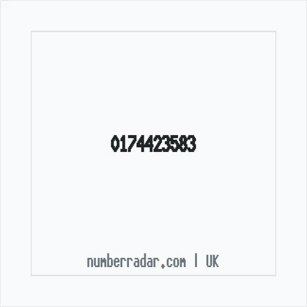 Reverse number check for +44 174423583 — who called me?