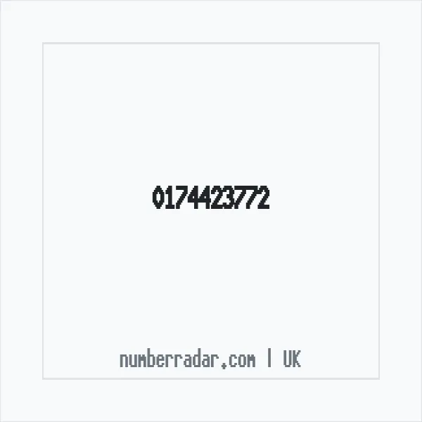 Reverse number check for +44 174423772 — who called me?