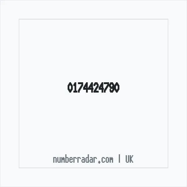 Reverse number check for +44 174424790 — who called me?
