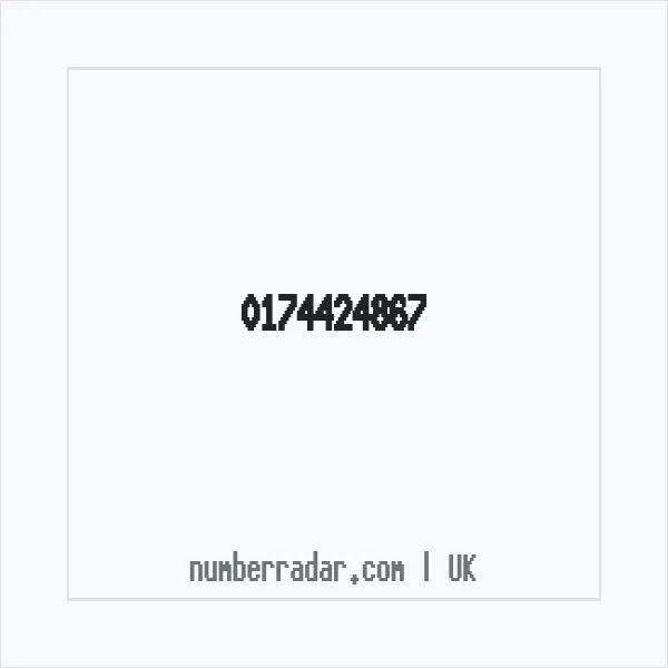 Reverse number check for +44 174424867 — who called me?