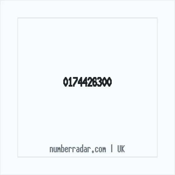Reverse number check for +44 174426300 — who called me?