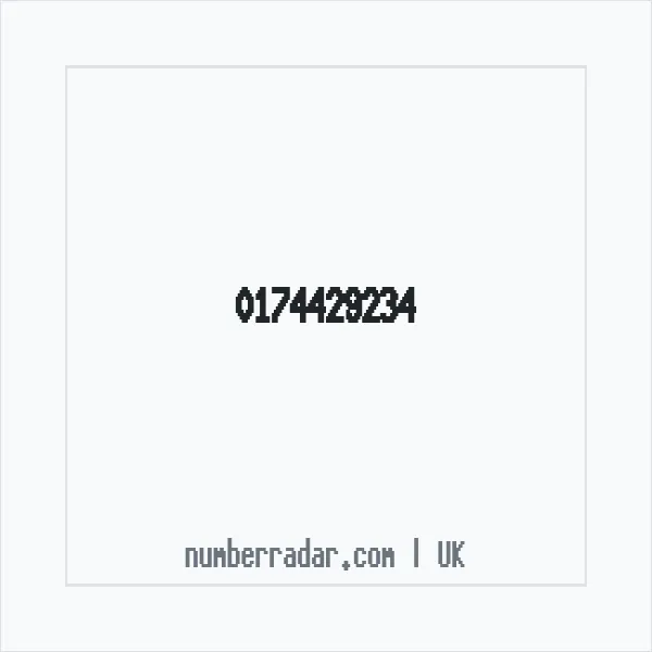 Reverse number check for +44 174429234 — who called me?