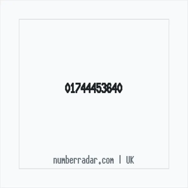 Reverse number check for +44 1744 453640 — who called me?